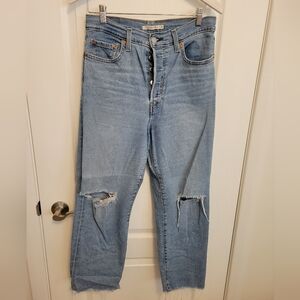 Levi's Ribcage Straight Ankle